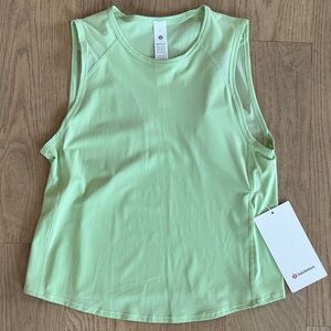 lululemon athletica sculpt cropped cross-vent tank